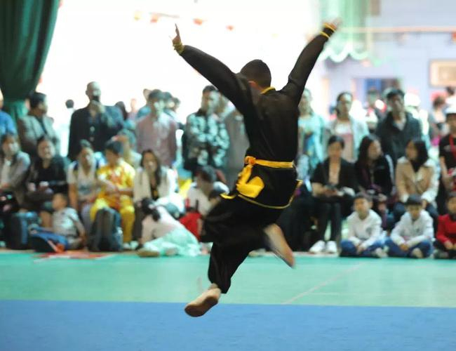 武术比赛精彩瞬间