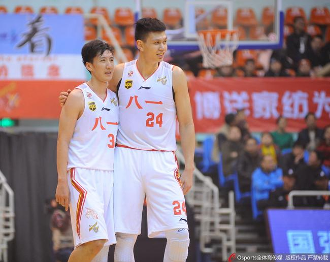 许钟豪和韩硕两位老将仍是八一队主心骨