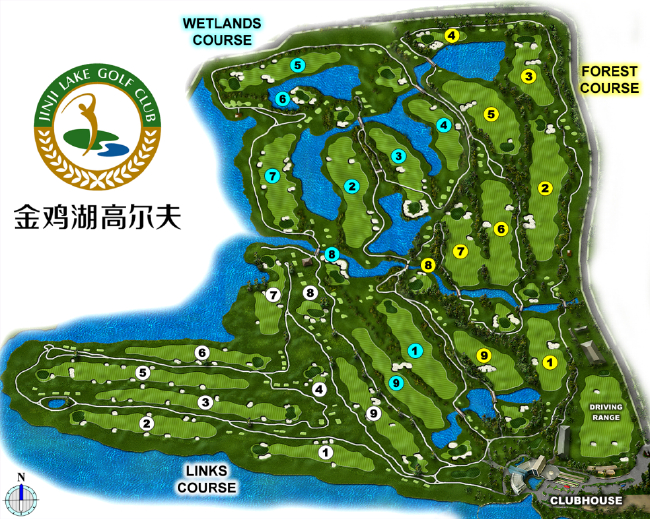 金鸡湖国外高尔夫俱乐部球谈图