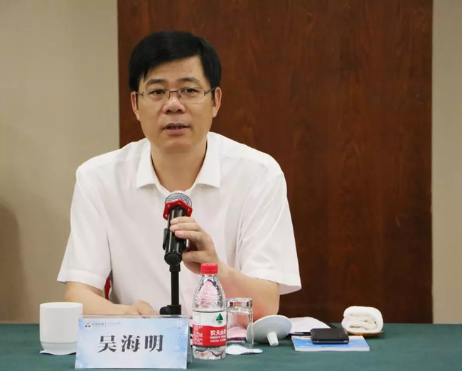 绍兴市体育局局长吴海明对调研组的到来表示热烈欢迎