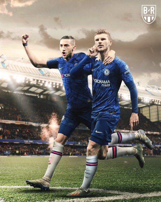 切尔西锋线签下了维尔纳和齐耶赫