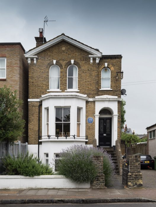 伦敦水晶宫殿街科顿曾经住过的楼房