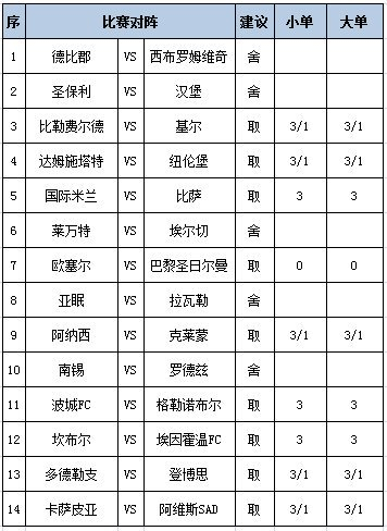 任九推荐
