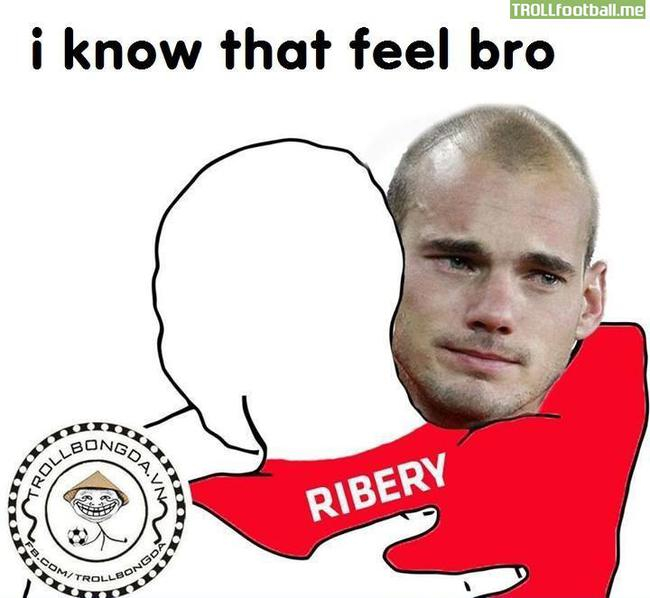 就让斯内德和里贝里一人一个金球奖，不好吗？