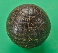 手工刻横的古塔胶球