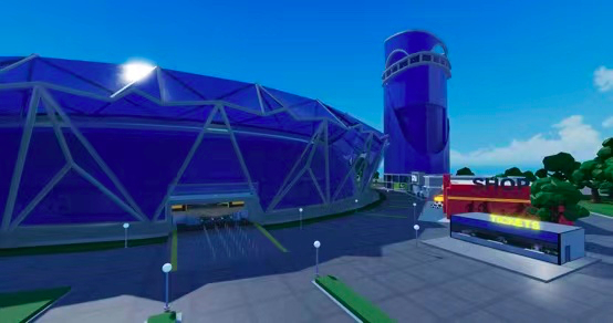 上图为玩家创造的体育馆