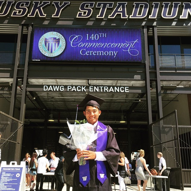 潘政琮华盛顿大学毕业照