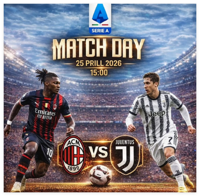 意甲焦点战-AC米兰vs尤文图斯