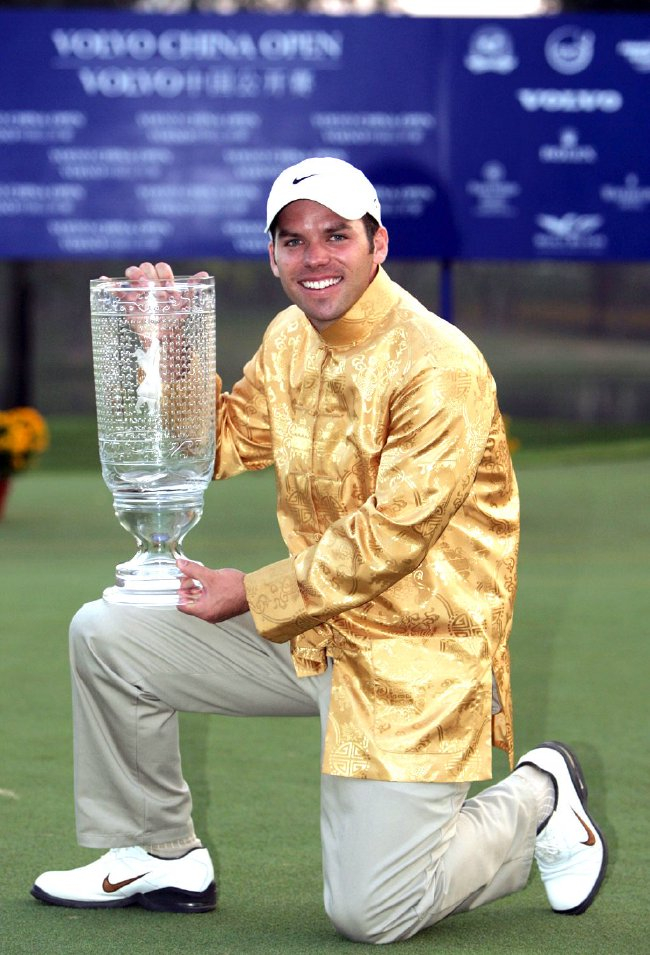 2005年沃尔沃中国公开赛冠军保罗-凯西（Paul Casey）