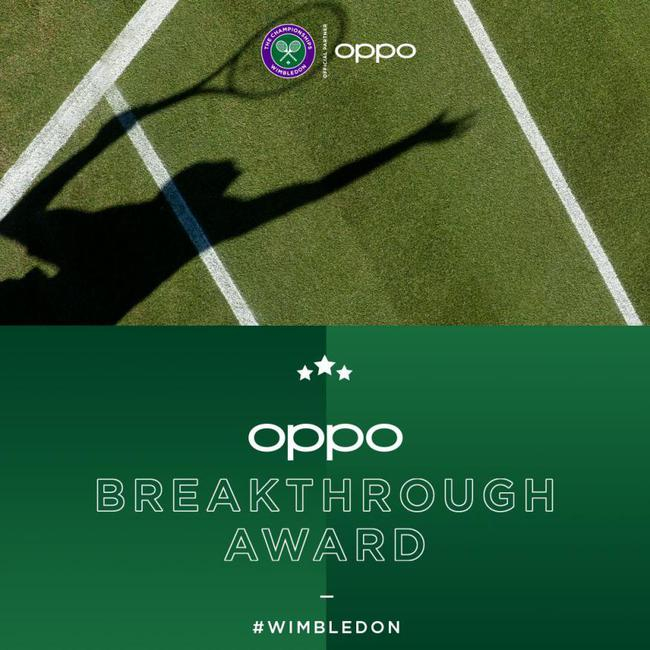温网OPPO突破新星奖