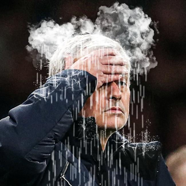 穆里尼奥头顶开始阴云密布