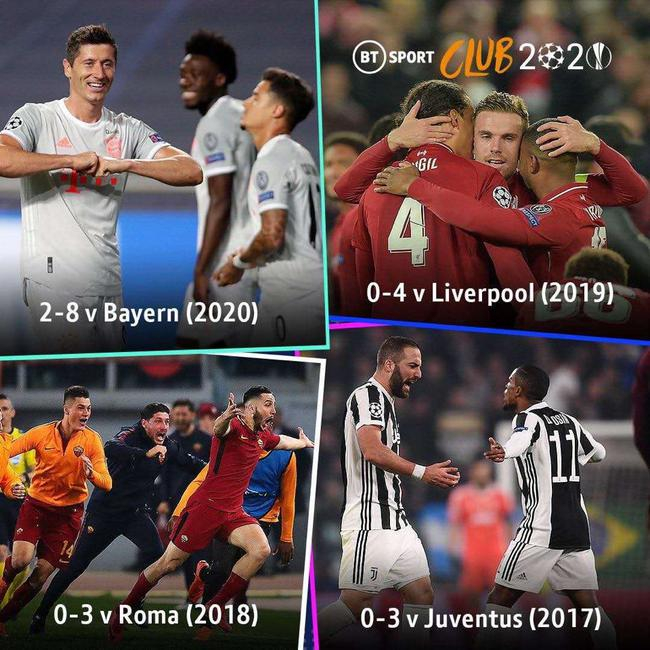 巴萨近年来连续遭遇大败