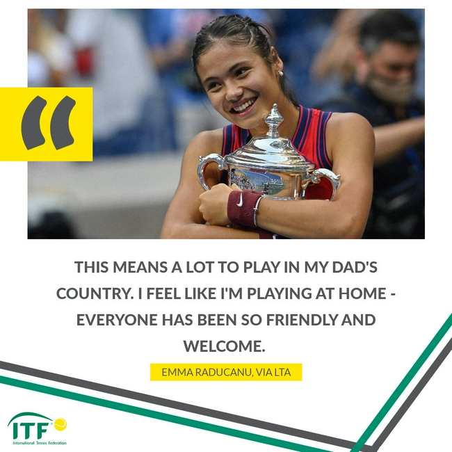 拉杜卡努将美网冠军奖牌作为“小礼物”送给了英国草地网球协会