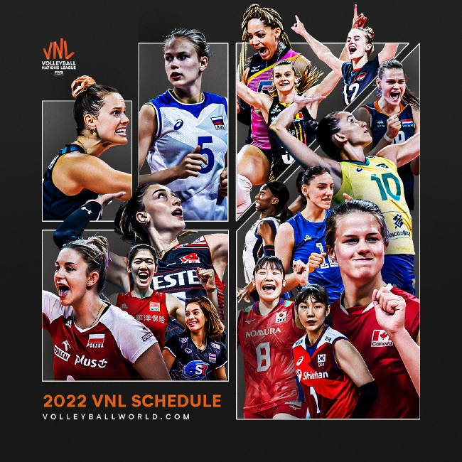 2022年国家女排联赛赛程预告官方海报