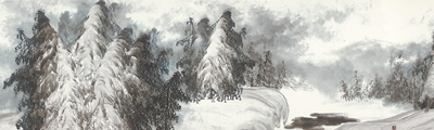 　　墨舞冰雪 笔歌冬奥（局部·中国画）　　杨立夫、于晓龙、吴喜全、盛寿永、石正军、刘文孝、吴磊、姜恩莉、张伟洪、吴龙春主创