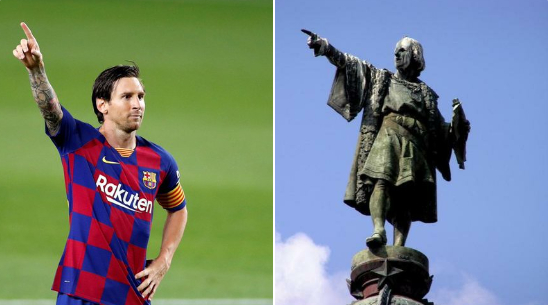 梅西是在模仿哥伦布吗？