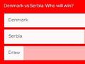 欧足联官网丹麦VS塞尔维亚支持比例:丹麦胜49%