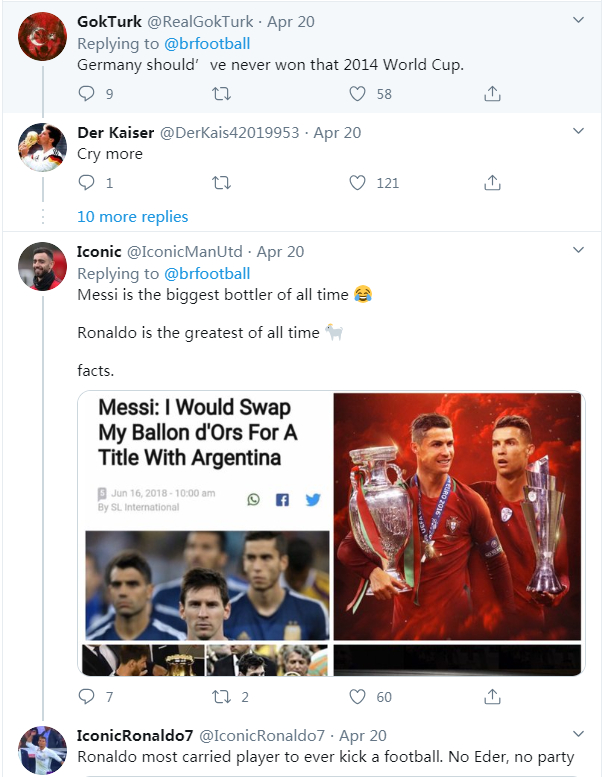 C罗注定躺枪，评论区都吵疯了