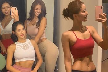 普拉提美女人美身材棒