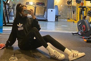 健身美女秀逆天长腿