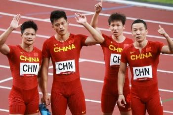 奥运百米接力中国队递补获铜牌