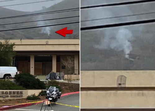 科比直升机坠毁现场