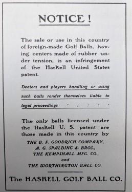 哈斯克尔高尔夫球公司授权广告