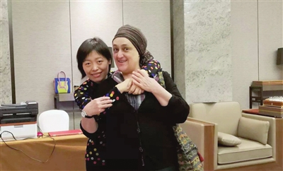 谢军与玛雅·齐布尔达尼泽
