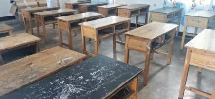 捐赠前的小学旧教室