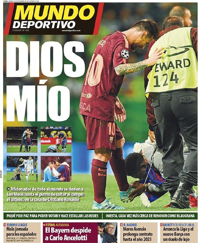 球迷和媒体用上帝称呼梅西