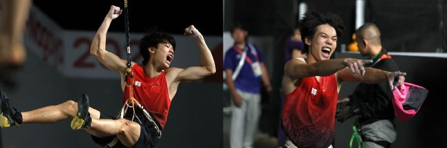 储守宏夺得男子四道速度赛金牌