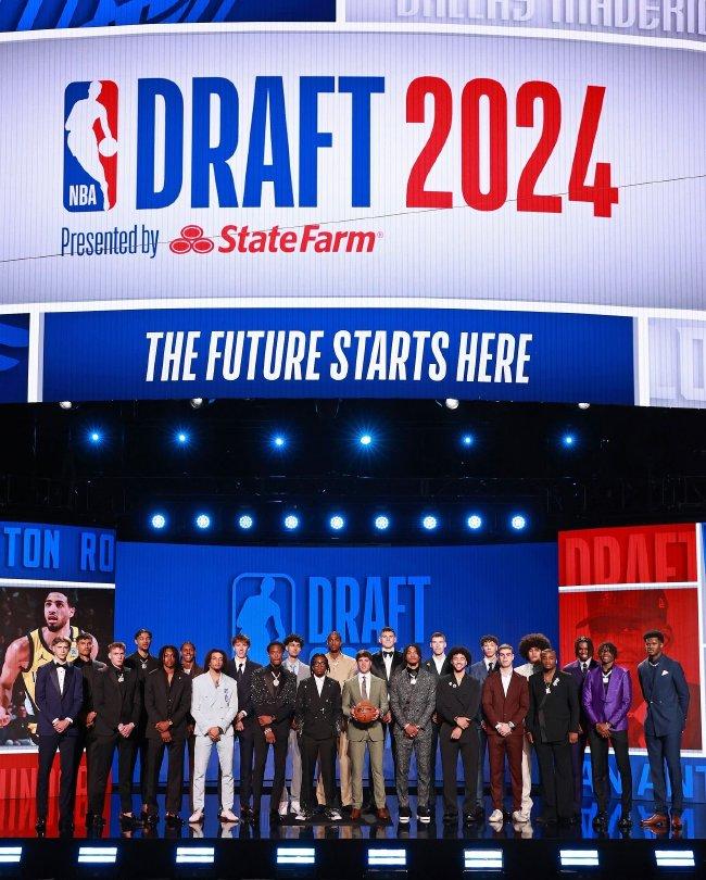 2024NBA选秀大会：里萨谢状元 湖人选中布朗尼