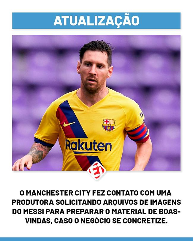 曼城已经在准备梅西的相关视频