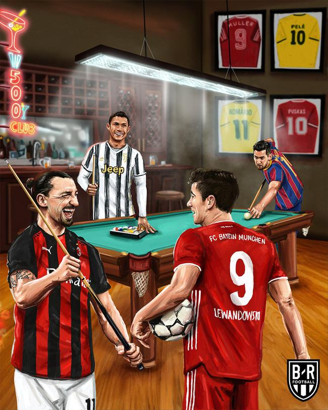 莱万实现生涯500球伟业