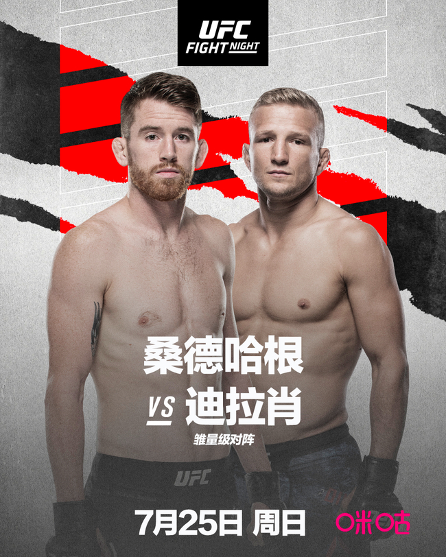 迪拉肖VS桑德哈根终将在7月25日开战