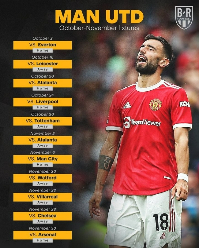 曼联遭遇超难赛程