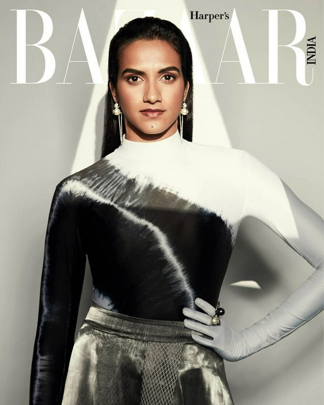 辛杜登上《芭莎杂志》电子刊封面