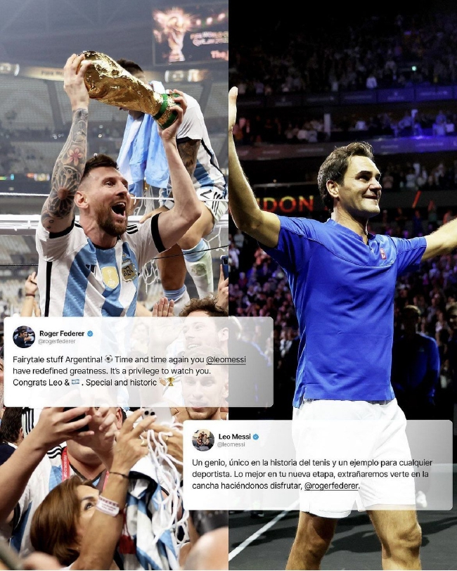 感人！GOAT致敬GOAT！