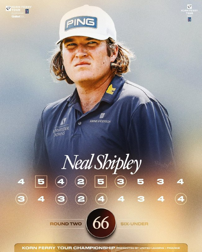 光辉国际巡回锦标赛次轮希普利等5人领先 窦泽成T8