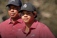 伍兹儿子承诺加入佛罗里达州立大学 成科普卡学弟