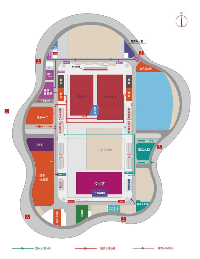 赛事现场规划