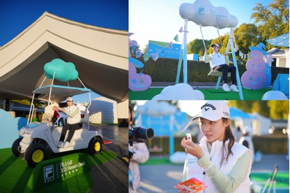 FILA GOLF签约球员曹欣妤玩转万圣节商场