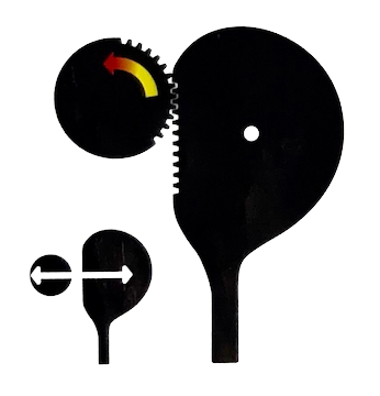 柿子木杆头的“齿轮效应”