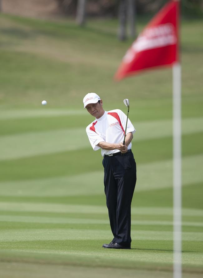 宋亮亮在2007年TCL精英赛配对赛。摄影/王述