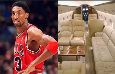 皮蓬的私人飞机内饰