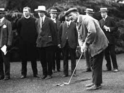 泰勒参加英国公开赛