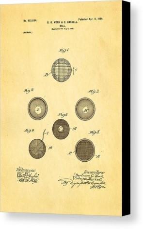 1899年橡胶内核球专利