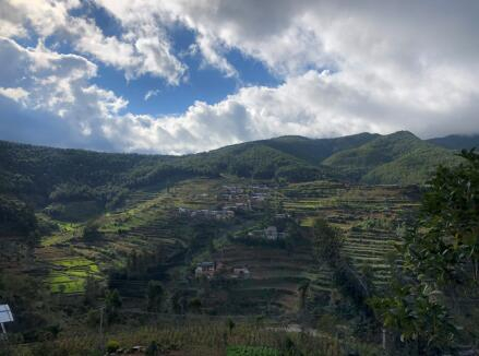 大理州南涧县拥翠乡全景