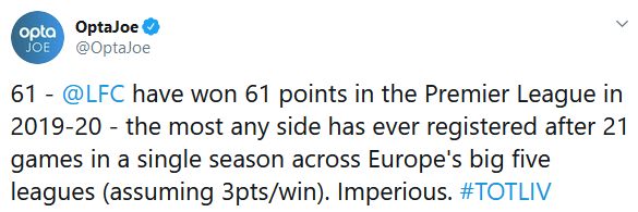 五大联赛最佳开局