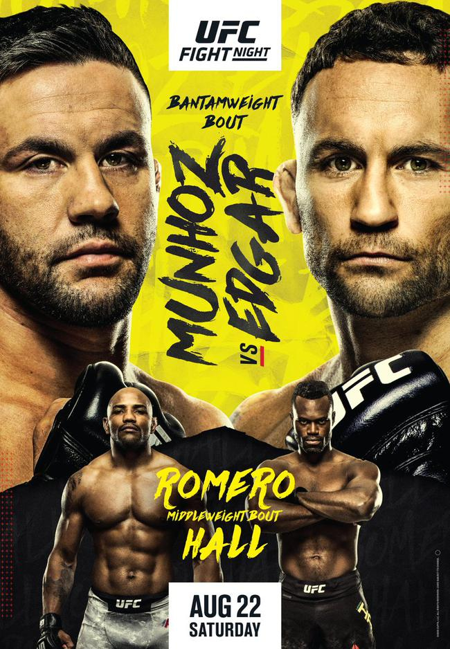 UFC on ESPN 15：穆尼奥斯 VS 埃德加